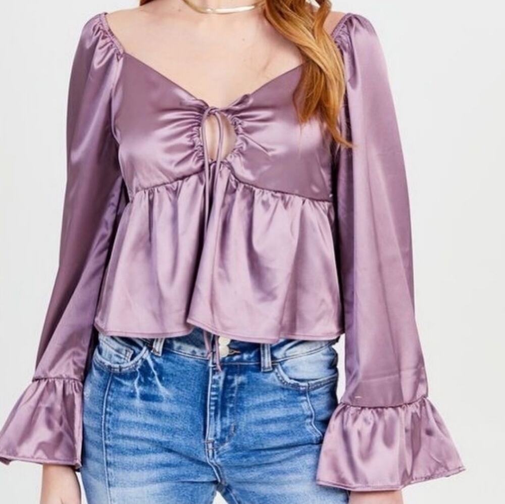 NWT Altar'd State Satin Top Size Small